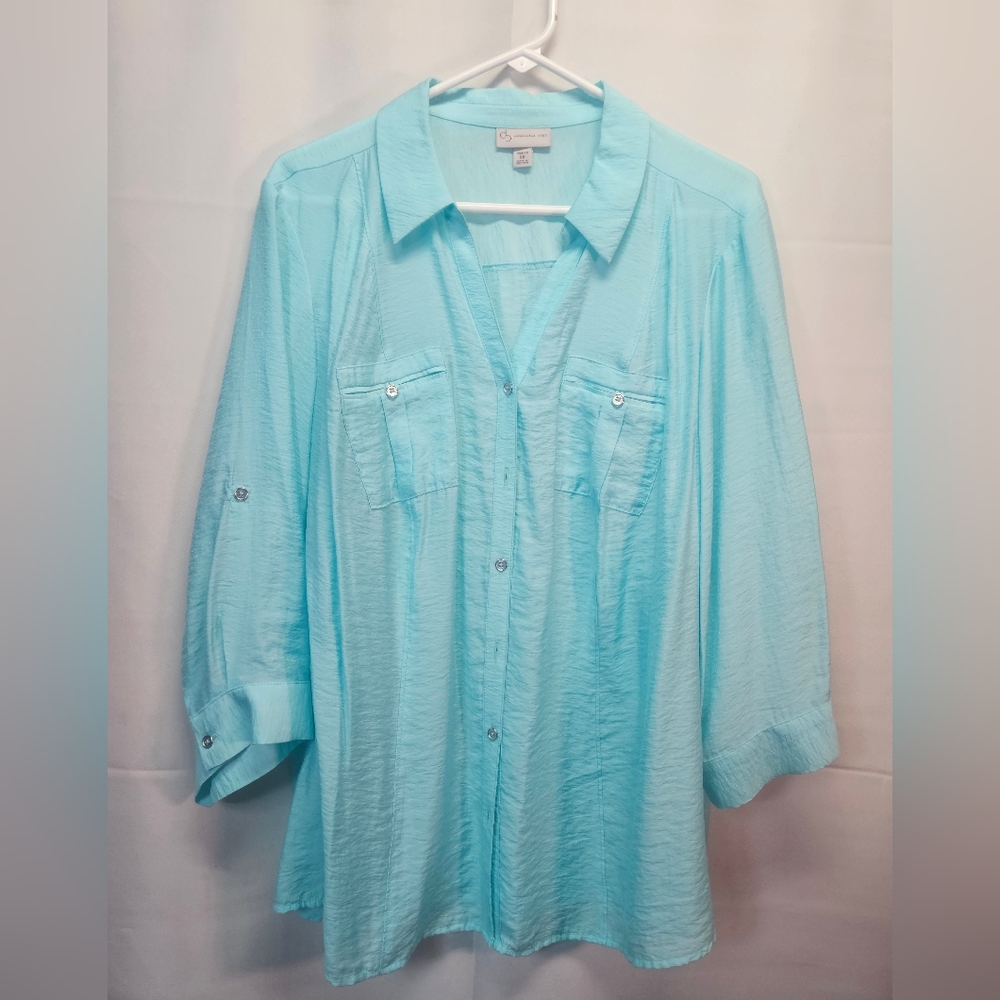 Est 1962 Aqua Blue Women's Top